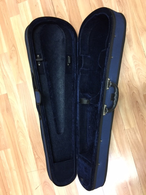 Prima P100 4/4 Blue Styrofoam Shaped Violin Case