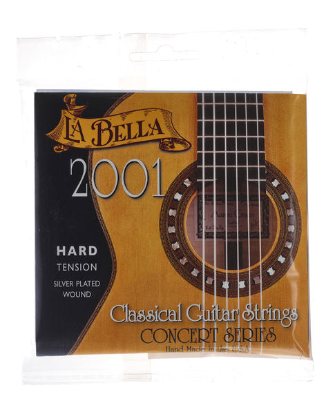 La Bella 2001 Classical Guitar Strings - Hard Tension