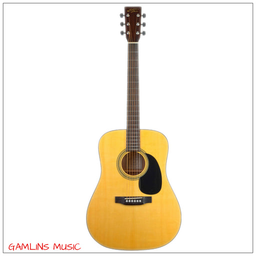 Recording King RD-06 Solid Top Acoustic Dreadnought Guitar - Natural