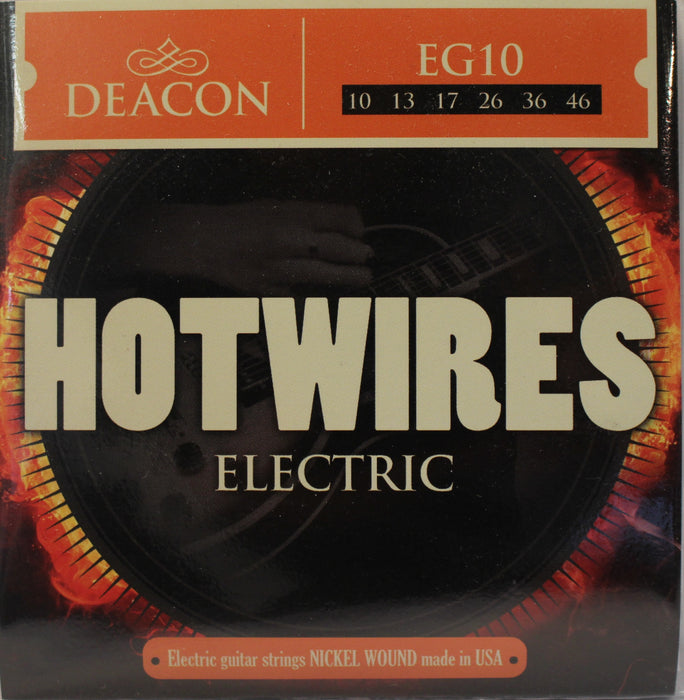 Deacon Hotwires Electric Guitar Strings - EG10 - 10-46