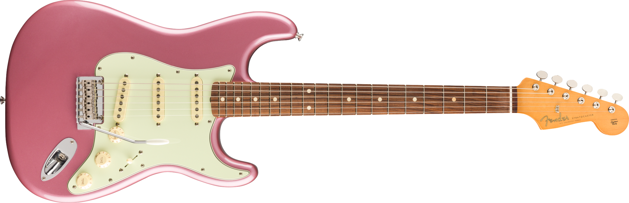 Fender Vintera® '60s Stratocaster® Modified - Pau Ferro Fingerboard, Burgundy Mist Metallic