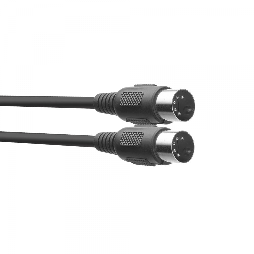 Stagg S Series - Midi Cable 5 Pin Male DIN to Male DIN Cable - 10ft
