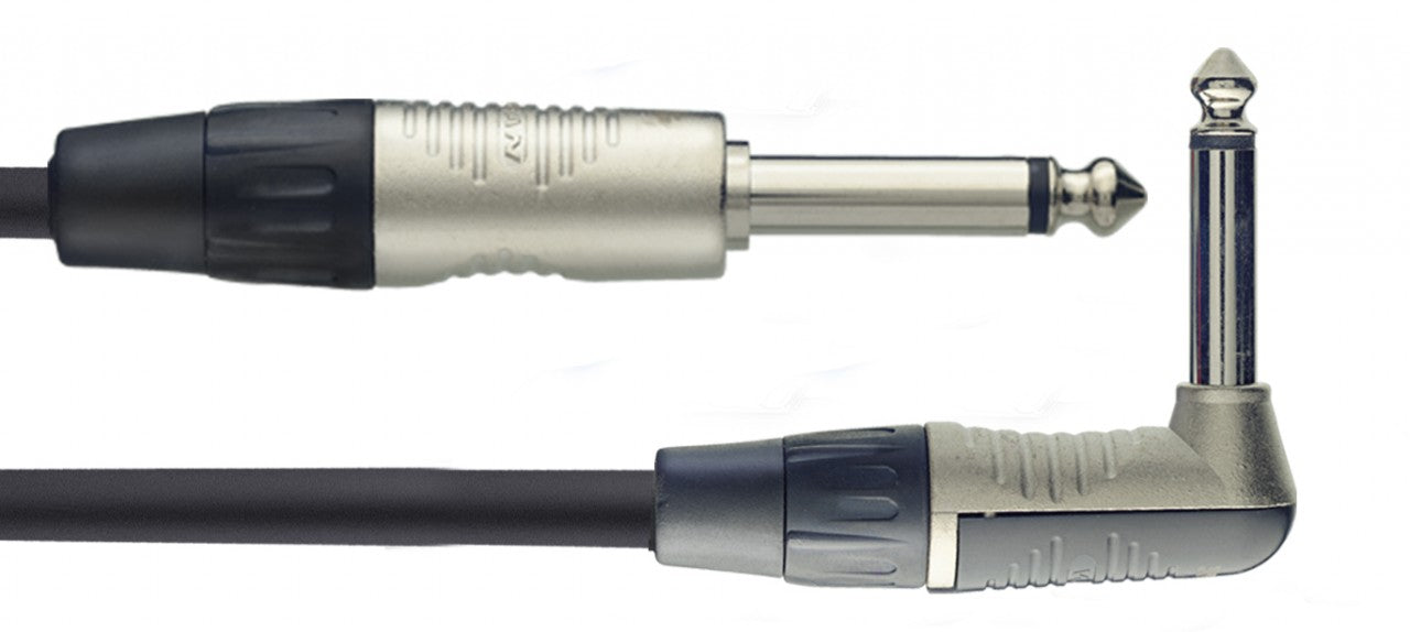 Stagg N Series - Straight to Angled Instrument cable - 10ft