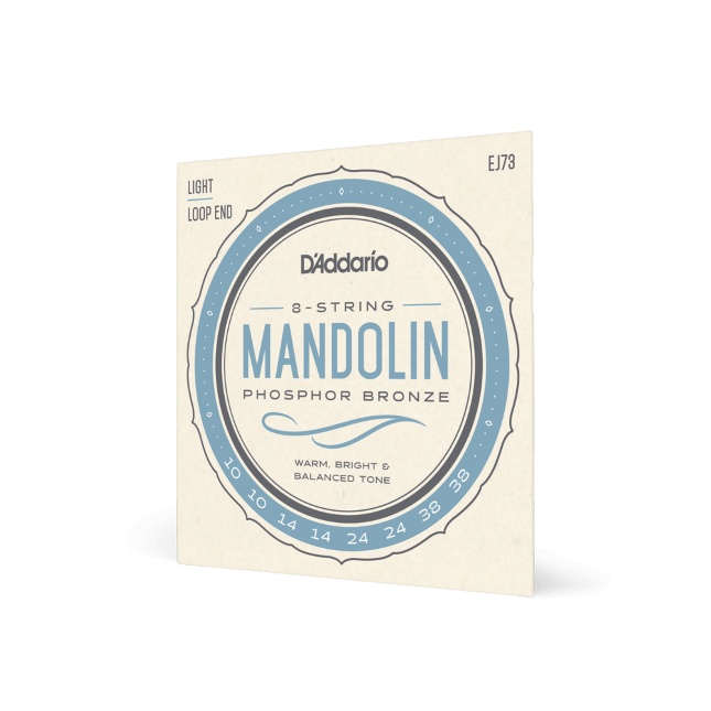 D'Addario Mandolin Strings - 10-38 Light, Phosphor Bronze