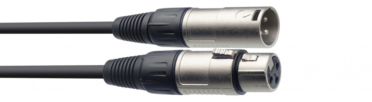 Stagg S Series - Male XLR to Female XLR Microphone Cable - 10ft