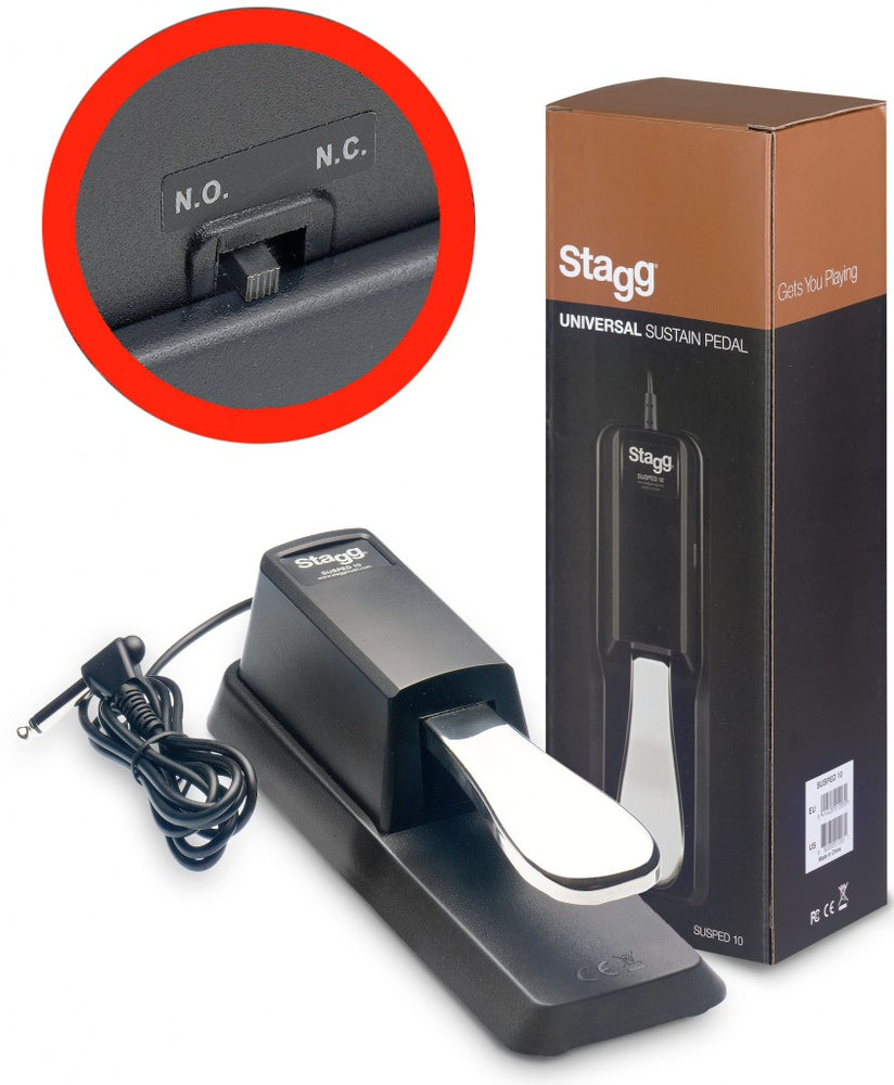 Stagg SUSPED 10 Universal Keyboard Sustain Pedal