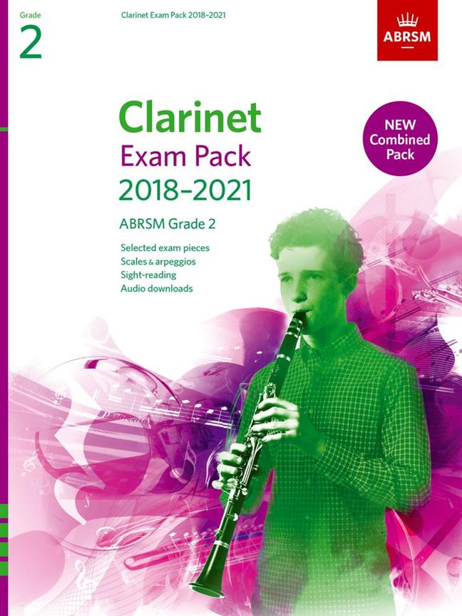 ABRSM: Clarinet Exam Pack 2018-2021 Grade 2