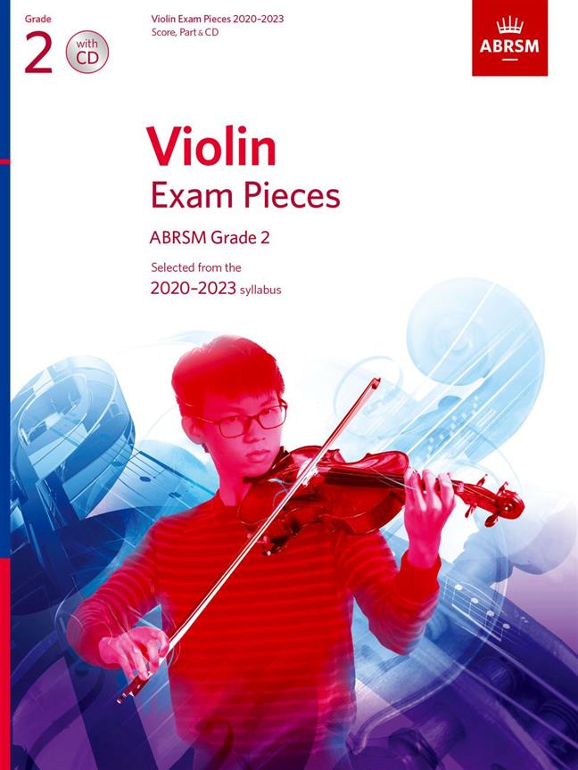ABRSM: Violin Exam Pieces 2020-2023 Grade 2 - Score, Part and CD