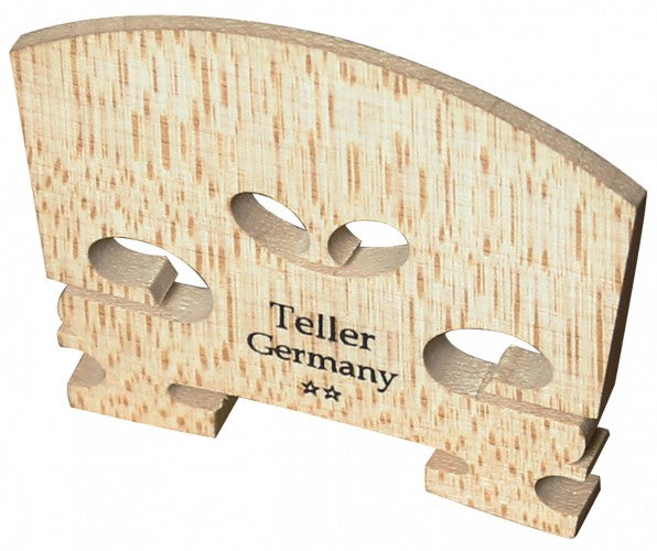 Hidersine Violin Bridge - Teller Model. Uncut. 1/4 - 841D