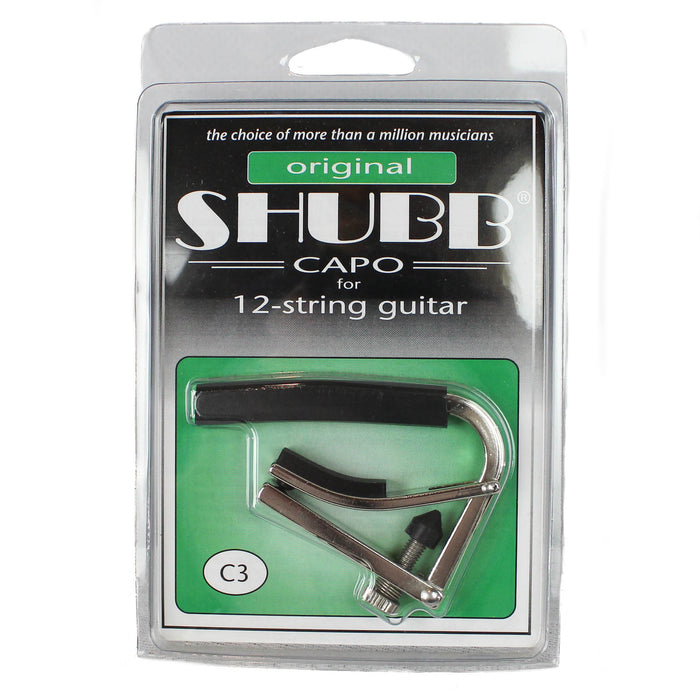 Shubb C3 Standard 12-String Guitar Capo - Polished Nickel