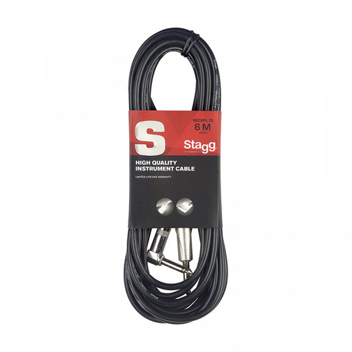 Stagg S Series - Straight to Angled Instrument cable - 20ft