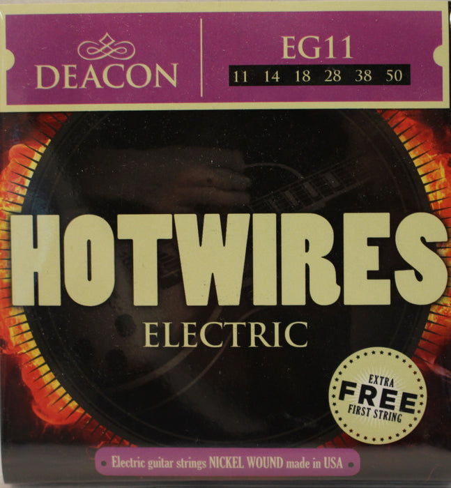 Deacon Hotwires Electric Guitar Strings - EG11 - 11-50