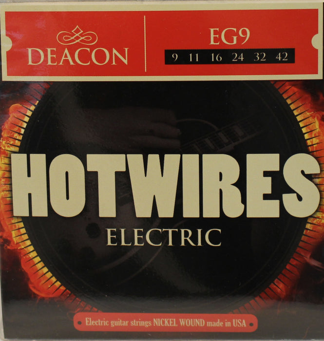Deacon Hotwires Electric Guitar Strings - EG9 - 9-42