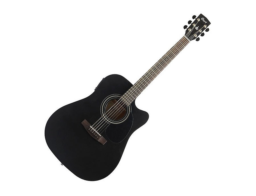 Cort MR 100 F BK Electro Acoustic Guitar - Black