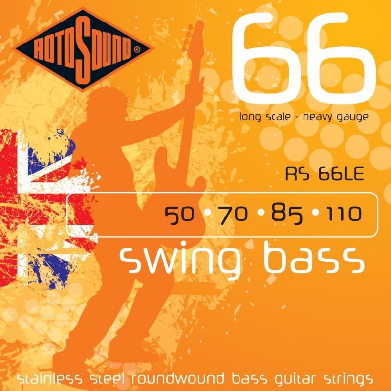 Rotosound RS66LE Swing Bass 66, Long Scale, Heavy, 50-110